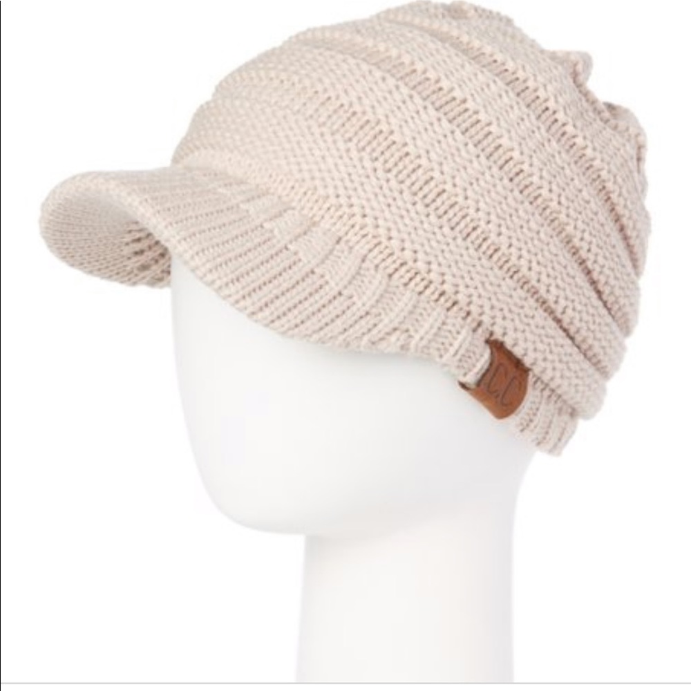 CC brimmed beanie